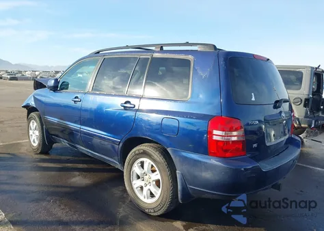 2003 Toyota Highlander V6 из США, поврежденный, VIN JTEGF21A130087682